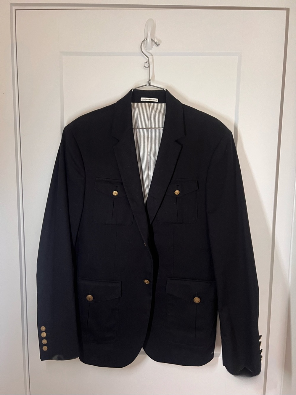 Club Monaco Vintage Early Y2K Navy Marine Sports Jacket Blazer